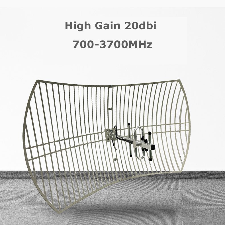 New style network booster 2G 3G 4G 900mhz 1800mhz 2100mhz cell phone signal booster with high power grid antenna